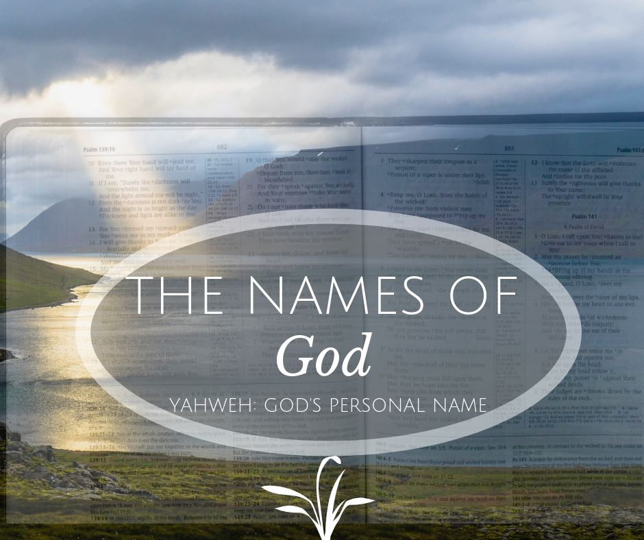Yhwh God S Personal Name Sip Life Slowly And Enjoy It